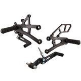 05-0508B Triumph Street Triple Rearset Kit, GP Shift W/O QS - Complete W/Shift and Brake Pedals
