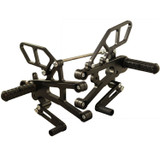 05-0504B Triumph Daytona 675R Rearset  - STD Shift w/QS