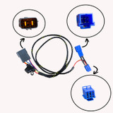 43-0501 2009-12 Triumph Daytona 675/R Keyswitch Elimination Harness