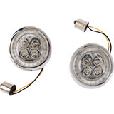 Ciro Turn Signal Insert - Amber Led - Chrome 45500