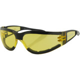 Bobster Shield Ii Sunglasses - Gloss Black - Yellow Esh204 Bobster Shield Ii Sunglasses - Gloss Black - Yellow Esh204