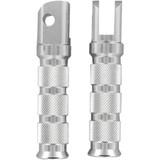 Front Footpegs - Silver - Yamaha 50-11241