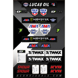 D'Cor Visuals 40-90-116 Decal Sheet Logos