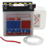 Parts Unlimited Battery - 12N9-3B Parts Unlimited Battery - 12N9-3B