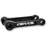 Devol Lowering Link - Lowers 0.75"/1.25" - Black 0115-5502 Devol Lowering Link - Lowers 0.75"/1.25" - Black 0115-5502