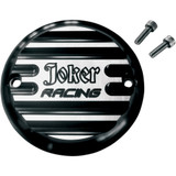 Joker Machine Points Cover - Finned Joker Racing - 2 Hole - Black Anodized 02-98Jfb Joker Machine Points Cover - Finned Joker Racing - 2 Hole - Black Anodized 02-98Jfb