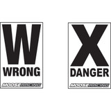 Moose Offroad M9000-14Pt Course-Arrow, Danger/Warn