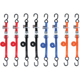 Powertye Mfg. Ratchet Tie-Downs - 1" X 6' - Orange 32279