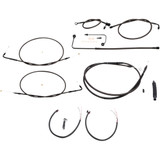 La Choppers Handlebar Cable/Brake Line Kit - Complete - 12" - 14" Handlebars - Midnight La-8151Kt2A-13M La Choppers Handlebar Cable/Brake Line Kit - Complete - 12" - 14" Handlebars - Midnight La-8151Kt2A-13M