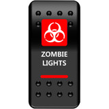 Moose Offroad Zmb-Pwr-R Switch Rcker Zmbie Lt-Red