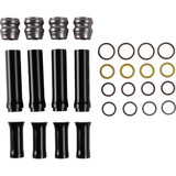 Arlen Ness Pushrod Tube Cover Kit - 10 Gauge - Titanium - M8 03-637