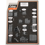 Colony Bolt Kit - Motor Transmission - Polished - Flt 1001P Colony Bolt Kit - Motor Transmission - Polished - Flt 1001P