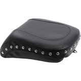 Mustang Wide Rear Seat - Studded - Black - Flst '05-'17 76235 Mustang Wide Rear Seat - Studded - Black - Flst '05-'17 76235