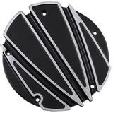 Covingtons Derby Cover - Ripper - 5 Hole - Black - Touring/Trike C1875-B