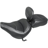 Mustang Max Profile Solo Touring Seat - With Driver Backrest - Black - Original - Flhc/Flde 79330 Mustang Max Profile Solo Touring Seat - With Driver Backrest - Black - Original - Flhc/Flde 79330
