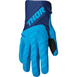Thor Youth Spectrum Gloves - Blue/Navy - Small