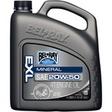 Bel-Ray Exl 4T Mineral Oil - 20W-50 - 4L 99100-B4Lw Bel-Ray Exl 4T Mineral Oil - 20W-50 - 4L 99100-B4Lw
