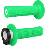 Odi Grips - Mx - Half Waffle - Fluorescent Green H36Hwn Odi Grips - Mx - Half Waffle - Fluorescent Green H36Hwn