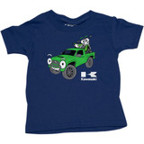 Factory Effex Toddler Kawasaki Truck T-Shirt - Navy - 4T 22-83124