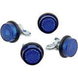 Chris Products License Plate Reflectors - 4Ct - Blue Ch4B