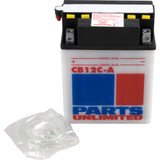 Parts Unlimited Battery - Yb12C-A Parts Unlimited Battery - Yb12C-A