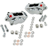 Hawg Halters 4-Piston Caliper - Dual Disc - Front - Chrome Fkddcc551 Hawg Halters 4-Piston Caliper - Dual Disc - Front - Chrome Fkddcc551