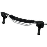 Powertye Mfg. Soft Tie Handlebar Hand Cuff - Black 43002