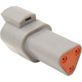 Namz Deutsch Receptacle - 3 Pin - Gray Dr-3G