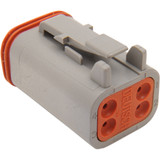 Namz Deutsch Plug - 4 Pin - Gray Dp-4G Namz Deutsch Plug - 4 Pin - Gray Dp-4G