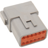 Namz Deutsch Receptacle - 12 Pin - Gray Dr-12G