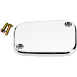 Joker Machine Master Cylinder Cover - Brake - Front - Smooth - Chrome 08-004C