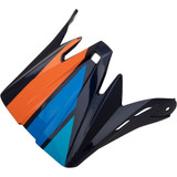 Z1R Rise Visor Kit - Child - Evac - Gloss Navy/Blue/Orange