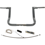 Fat Baggers Inc. Handlebar Kit - Flat Top - 12" - Chrome 609112 Fat Baggers Inc. Handlebar Kit - Flat Top - 12" - Chrome 609112