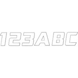 Hardline White900 Decal Registr Kit White