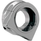 Hawg Halters Throttle Housing - Dual Cable - Chrome Htha-Dc-C01