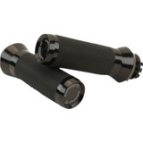 La Choppers La-7492-01B Grips Non-Tbw Black Ano