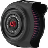 Performance Machine (Pm) Vintage Air Cleaner - Black Ops 0206-2130-Smb Performance Machine (Pm) Vintage Air Cleaner - Black Ops 0206-2130-Smb