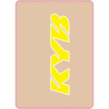 D'Cor Visuals 40-80-133 Decal Upper Fork Kyb Yel