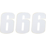 Moose Offroad 80006 Number Mse #6 4.5" White