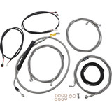 La Choppers Cable Kit - 12" - 14" Handlebars - Abs - Stainless La-8056Kt3-13 La Choppers Cable Kit - 12" - 14" Handlebars - Abs - Stainless La-8056Kt3-13