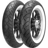 Metzeler Tire - Me 888 Marathon Ultra - Front - 130/80B17 - Wide Whitewall - 65H 2407700 Metzeler Tire - Me 888 Marathon Ultra - Front - 130/80B17 - Wide Whitewall - 65H 2407700