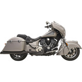Bassani Xhaust 8C16Bsb Exhaust T-Dual Ind Chf Bk