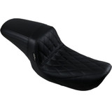 Le Pera Kickflip Seat - Diamond - Black - Fxd '96-'03 Ln-591Dm Le Pera Kickflip Seat - Diamond - Black - Fxd '96-'03 Ln-591Dm