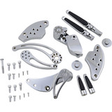 Hawg Halters Forward Control - '18+ Softail - Chrome - Standard - Folding Rubber Inlay Pegs - Slotted Levers Fck-S18C-Fr-S Hawg Halters Forward Control - '18+ Softail - Chrome - Standard - Folding Rubber Inlay Pegs - Slotted Levers Fck-S18C-Fr-S