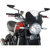 Puig Hi-Tech Parts Windscreen - 13" - Black/Clear 003Nw Puig Hi-Tech Parts Windscreen - 13" - Black/Clear 003Nw