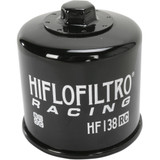 Hiflofiltro Racing Oil Filter - Black Hf138Rc