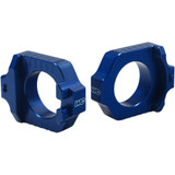 Works Connection Elite Axle Block - Blue - Yz 250F/450F 17-280 Works Connection Elite Axle Block - Blue - Yz 250F/450F 17-280