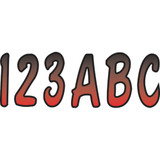 Hardline Rebkg200 Sticker Kit Red/Blk