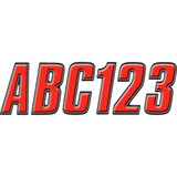 Hardline Reblk800 Sticker Kit 800 Red/Blk