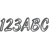 Hardline Whbkg400 Sticker Kit Wht/Blk